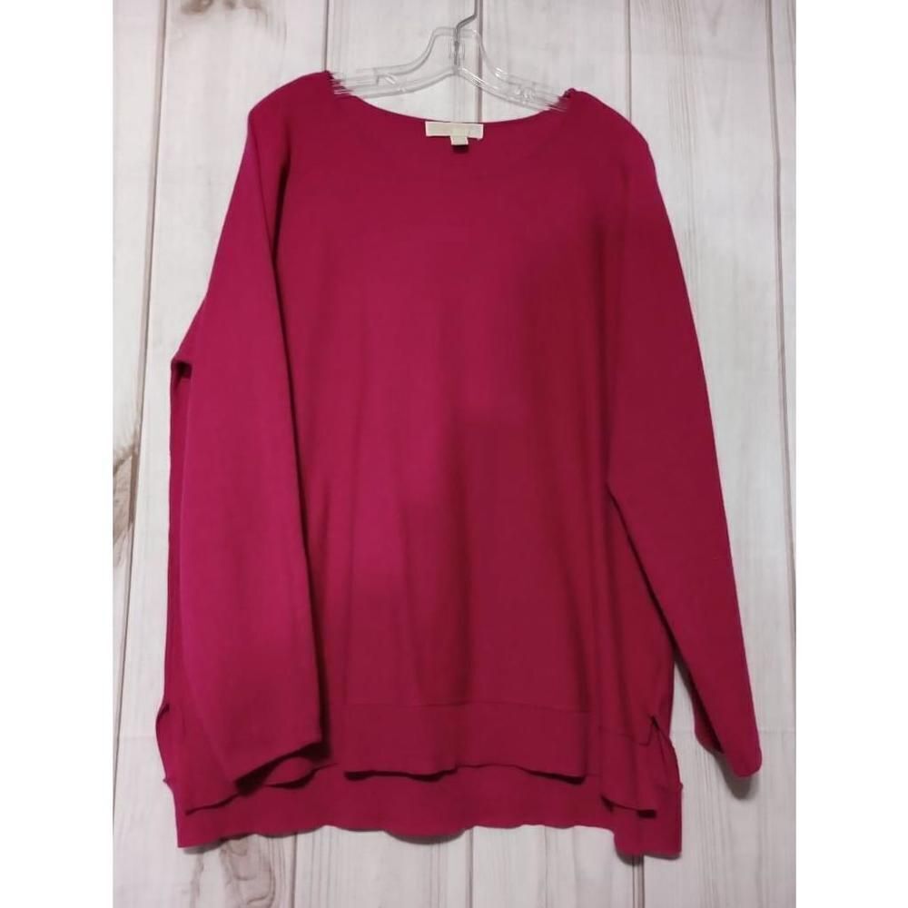 Michael Kors Sweater Ladies Extra Large Pink light weight‎